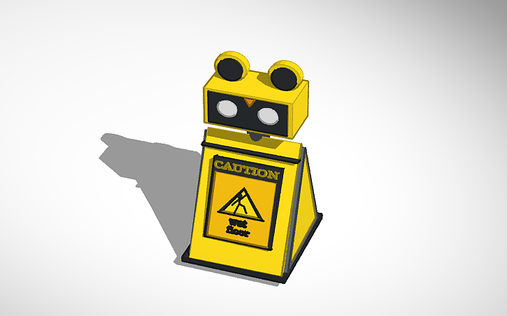 3D design wet floor bot fnaf - Tinkercad