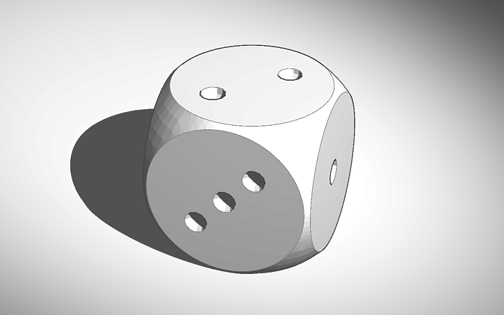 3D design Trick Dice | Tinkercad