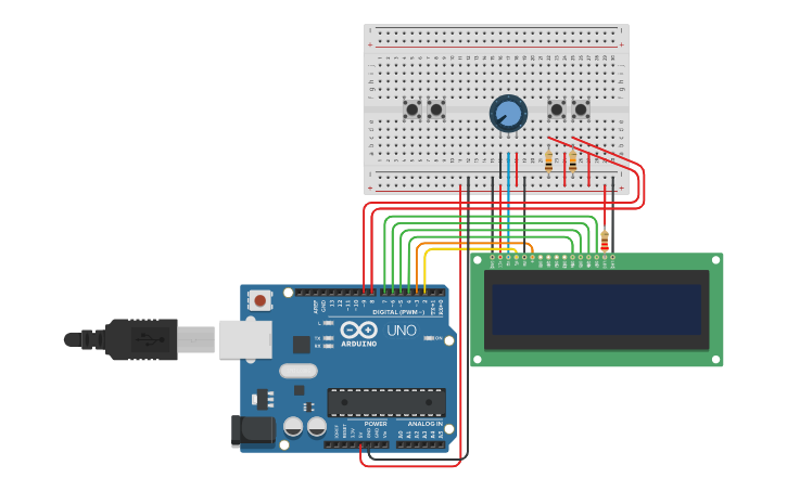 Circuit design PACMAN ROBOT SET GO - Tinkercad