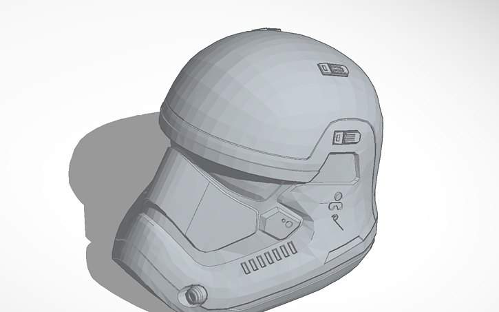 3D design StormTropper Helmet Tinkercad