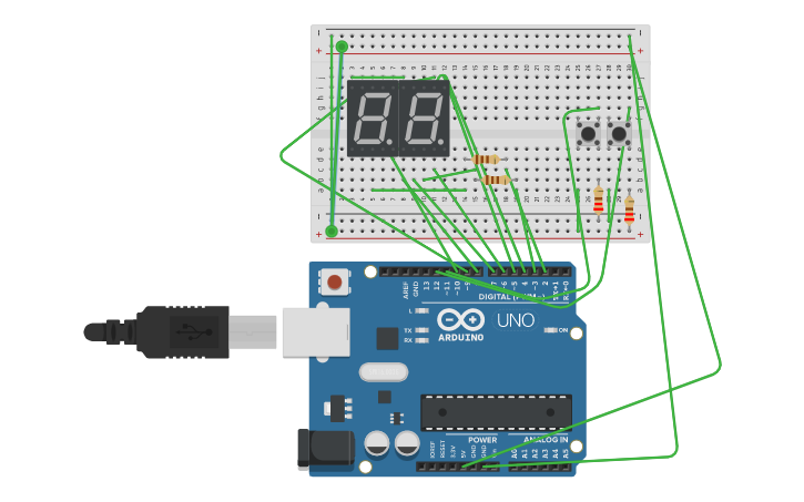 Circuit design sumador/restador-multiplexacion | Tinkercad
