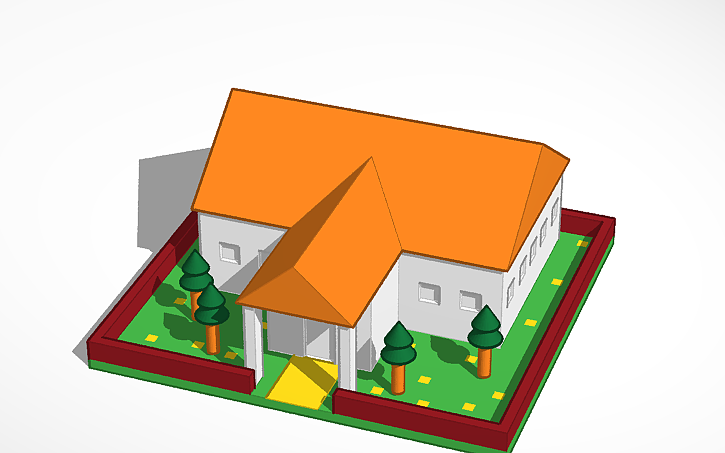 Tinkercad Mansion House