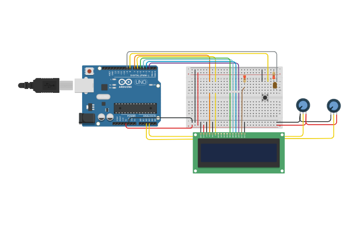 Circuit design Non-Blocking Adjustable Pulse and Delay Times - Tinkercad