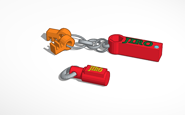 3D design Keychains - Tinkercad