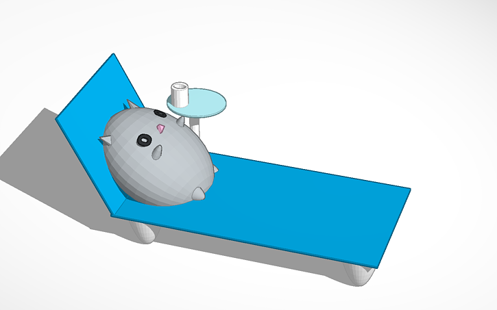 3d Design Pusheens Vacation Tinkercad