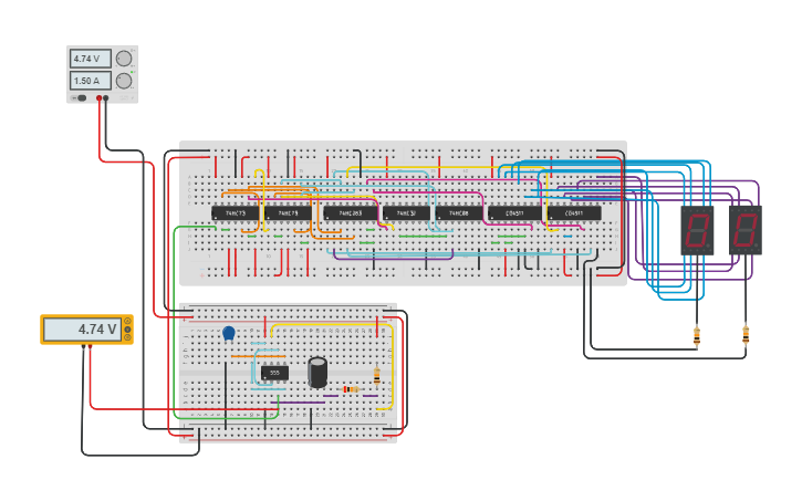 Circuit design P11-DESCENDENTE M16 | Tinkercad