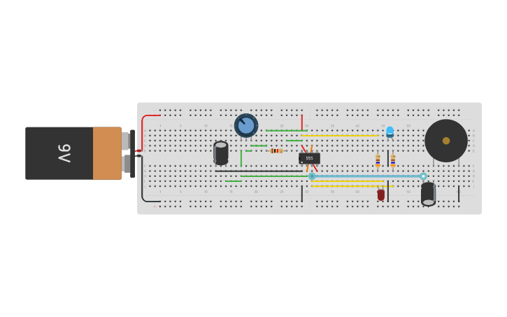 Circuit design METRONOMO REGOLABILE ALESSANDRO RIVI - Tinkercad