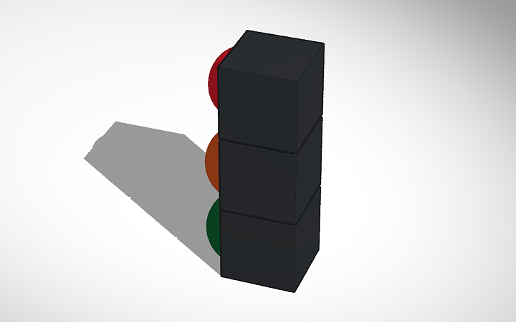 3D design STOP! light | Tinkercad