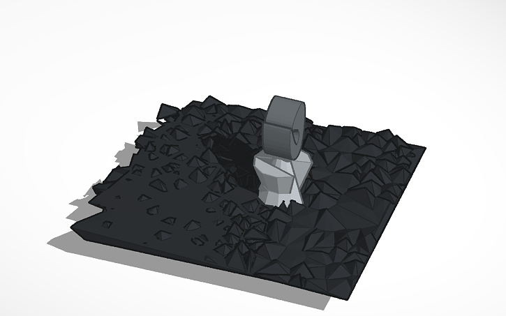 3D design Headquarters Among Rocky Mountains - Tinkercad