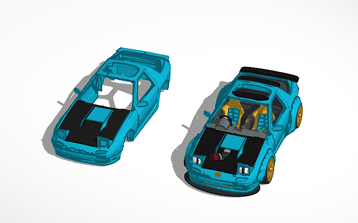 3D design CUSTOM SAVANNA RX-7 FC - Tinkercad