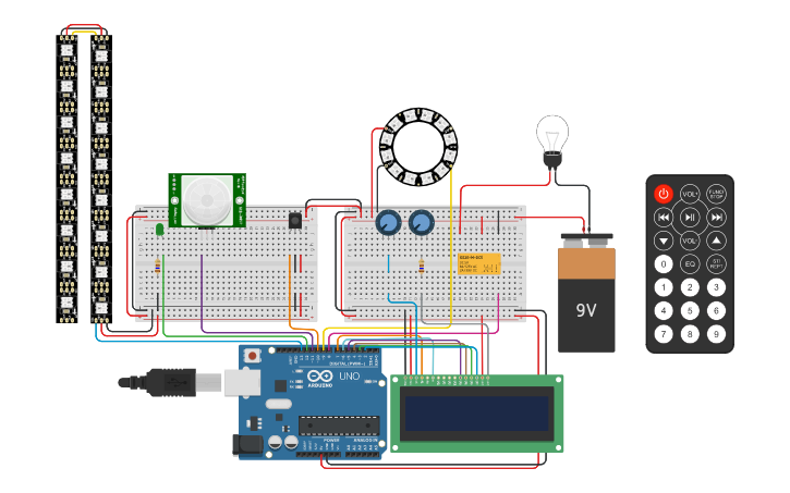 Circuit design Projeto Final IOT | Tinkercad