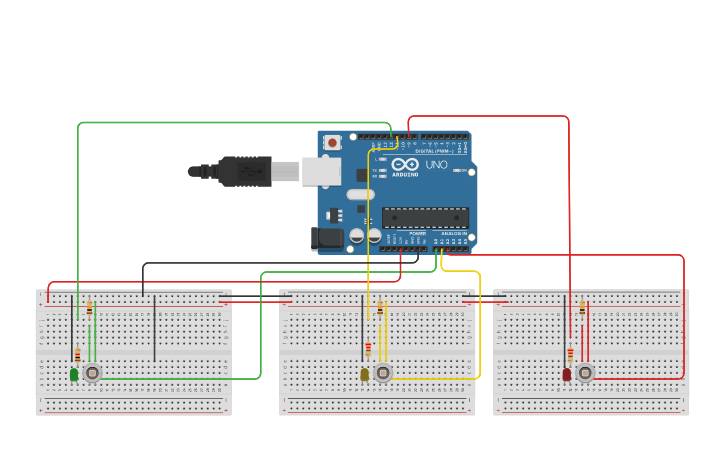 Circuit Design Copy Of Traffic Light Simulation 