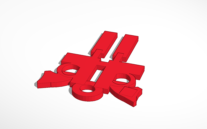 3D design Star Wars Smuggler Gunslinger logo - Tinkercad