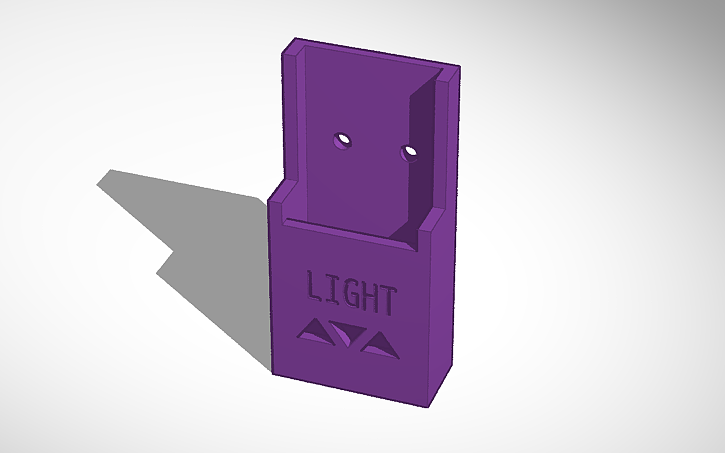 3D design Remote Holder - Tinkercad