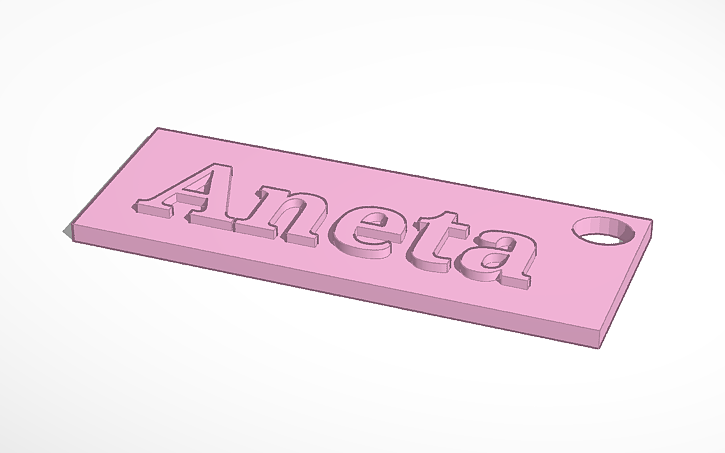 3D design holikova_P3C_klicenka | Tinkercad