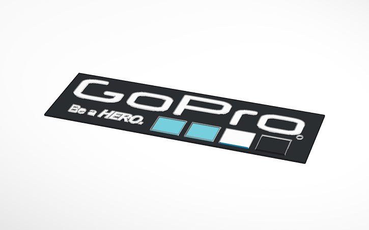 Gopro Logo Tinkercad Gopro Logo Tinkercad