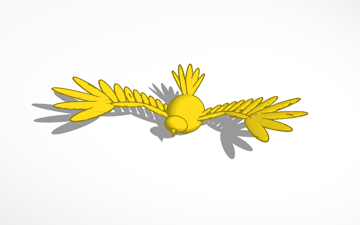 3D design Bird Tinkercad