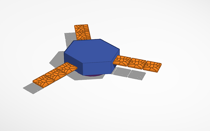 3D design Juno Spacecraft - Tinkercad