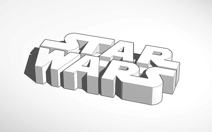 Star Wars Logo Tinkercad