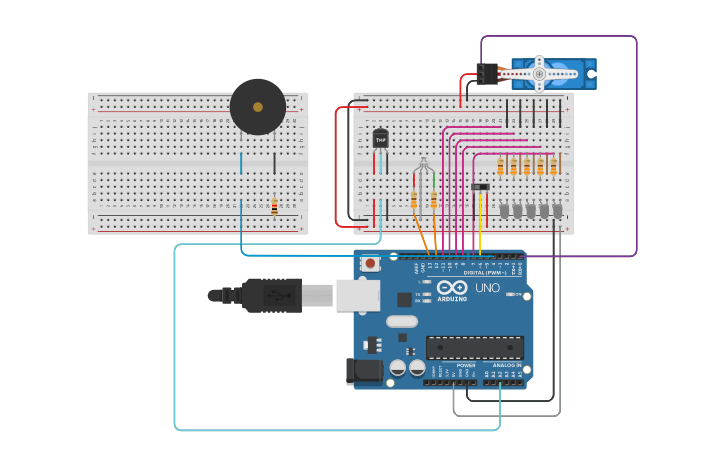 Circuit design proyecto tpr | Tinkercad