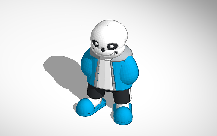 3D design 샌즈(sans)(undertale) Tinkercad