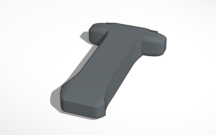 3D design Launcher Grip+ (MF+) - Tinkercad