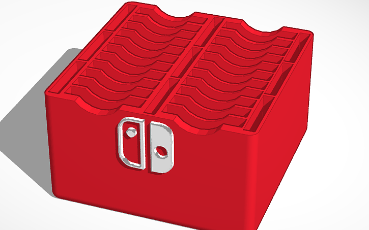 3D design Switch Cartridge Case - Tinkercad