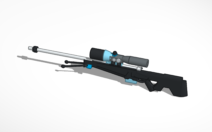 Tf2 Awp Rifle 3D design AWP TF2 | Tinkercad