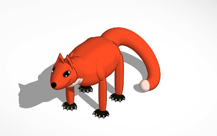 3D design Fox - Tinkercad