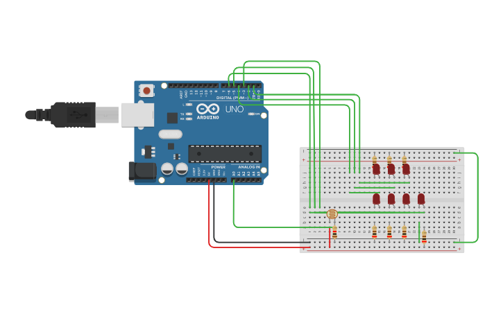 Circuit design arduino 1 | Tinkercad