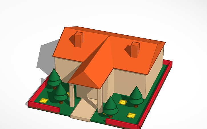 3D design Shiny Trug - Tinkercad