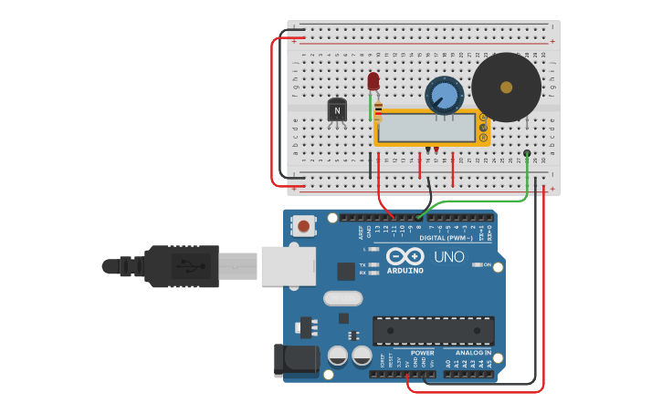 Circuit design Extra Credit - Tinkercad