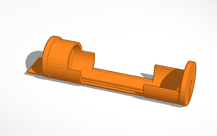 3D design 18650 Cell Holder for Ultrasabers - Tinkercad
