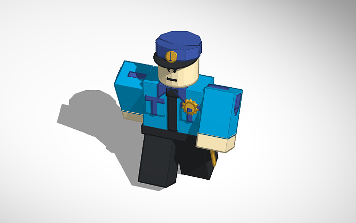 3D design Roblox Police Officer By Trenton - Tinkercad