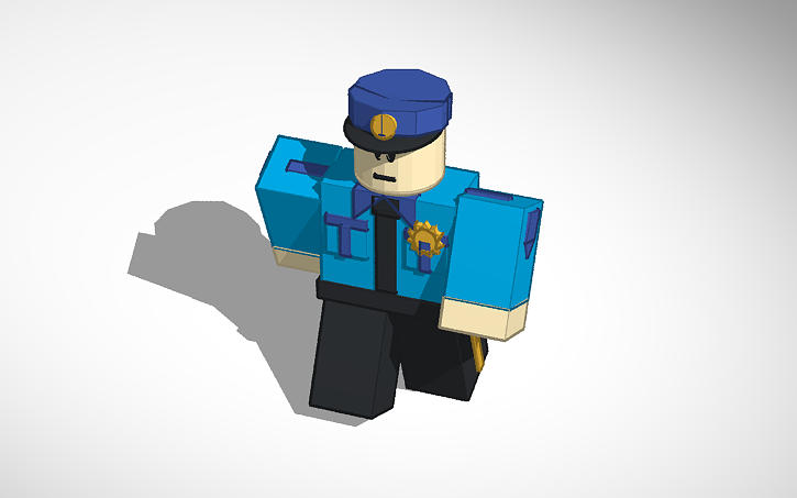 Roblox Pd 3D design Roblox Police Officer By Trenton - Tinkercad