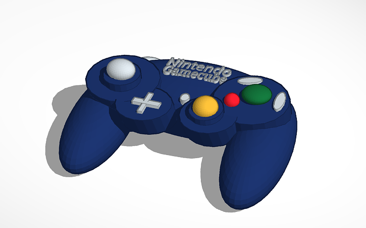3D design Gamecube Controller - Tinkercad