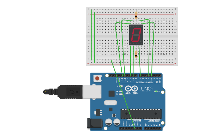 Circuit design EE 312 Lab 2 - Tinkercad