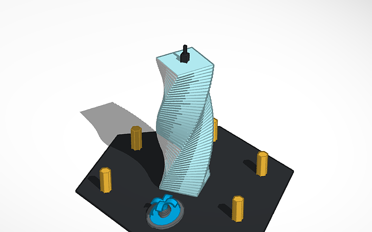 3D design Skyscraper - Tinkercad