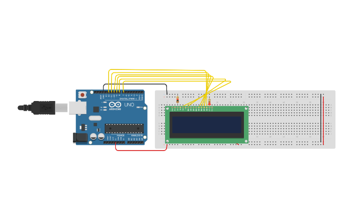 Circuit design EMBEDDED SYSTEM LAB OBJECTIVE-3 - Tinkercad