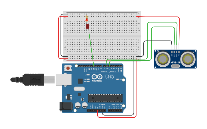 Circuit design HC - Tinkercad