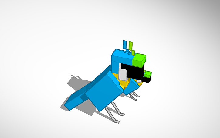 Minecraft Parrot Lol Tinkercad