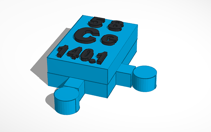 3D design Cerium - Tinkercad