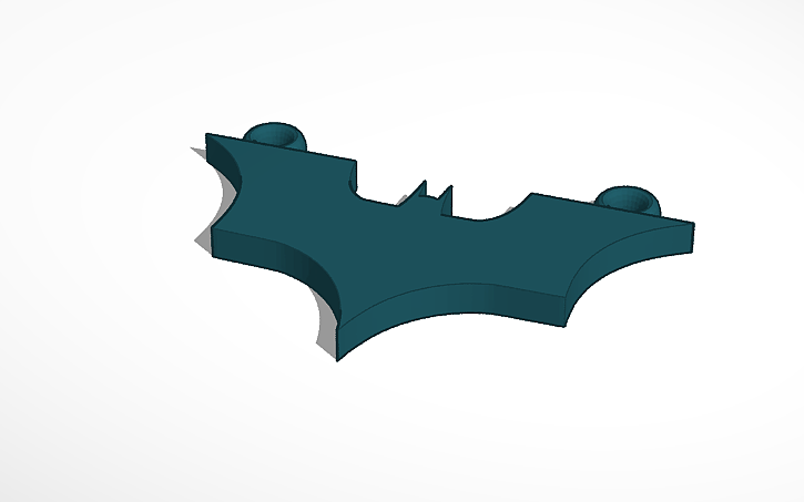 BATMAN 2D A 3D | Tinkercad