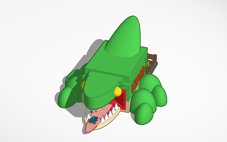 Lizard Sim 3D design Drive trough Lizard! (sim lab) - Tinkercad