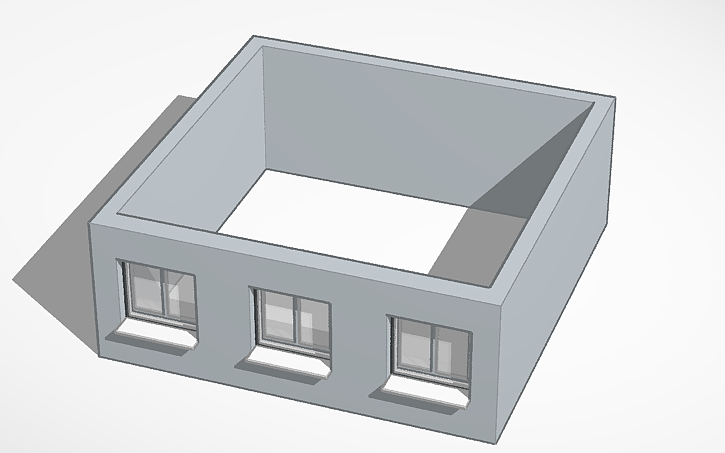 3D design Nice windows - Tinkercad