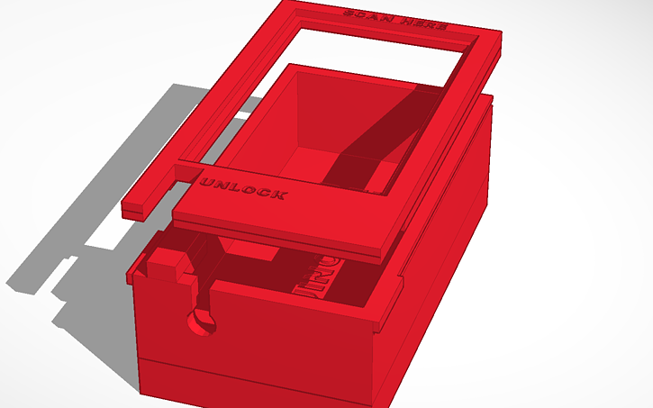 3D design Arduino RFID Case - Tinkercad