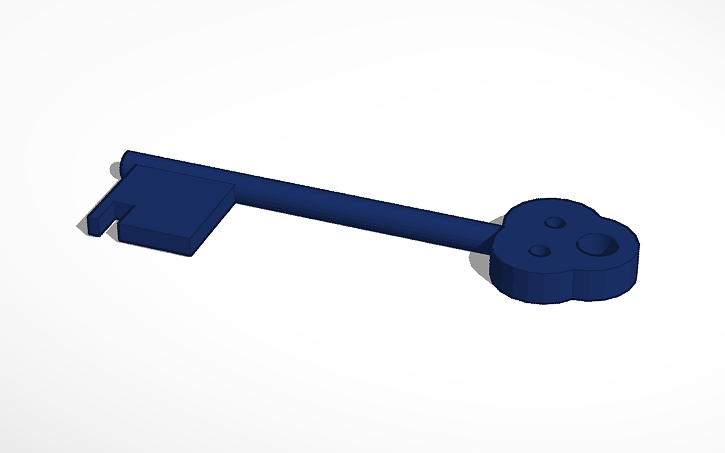 3D design Clef - Tinkercad