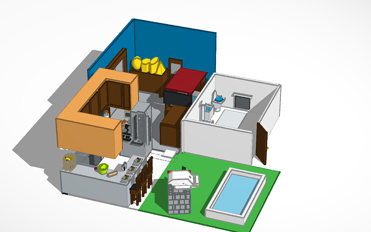 Super Cool House Tinkercad