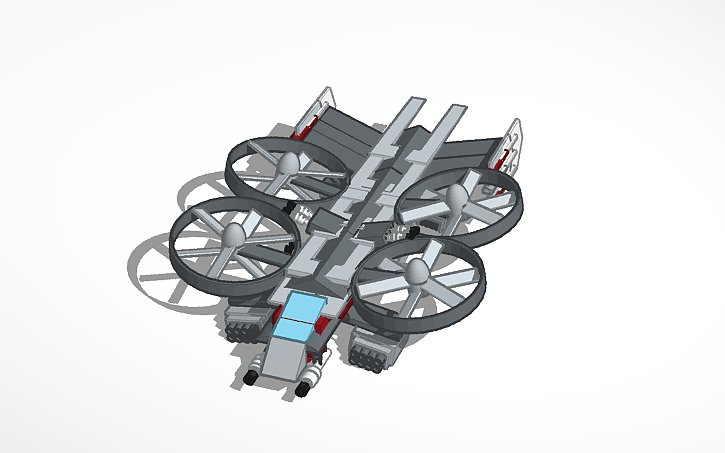 3D design 太空飛船 space ship - Tinkercad