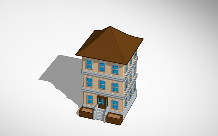 3D design Building - Tinkercad